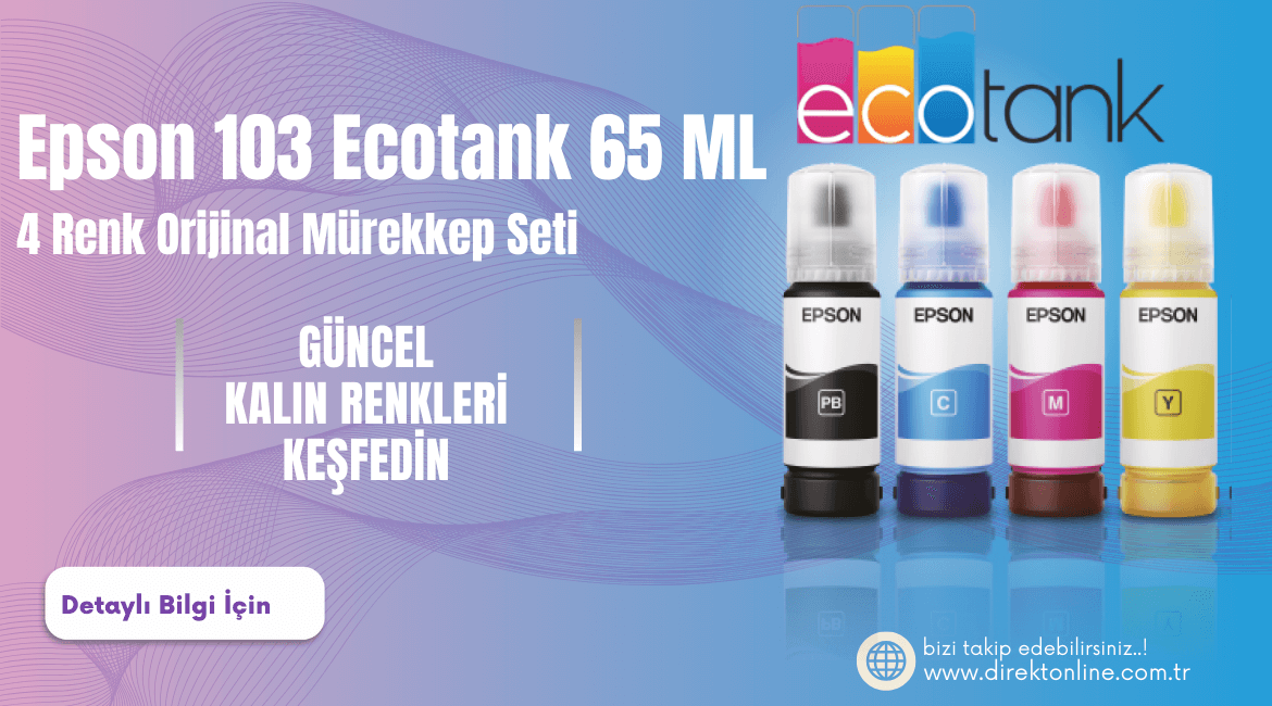 Epson 103 Mürekkep Seti