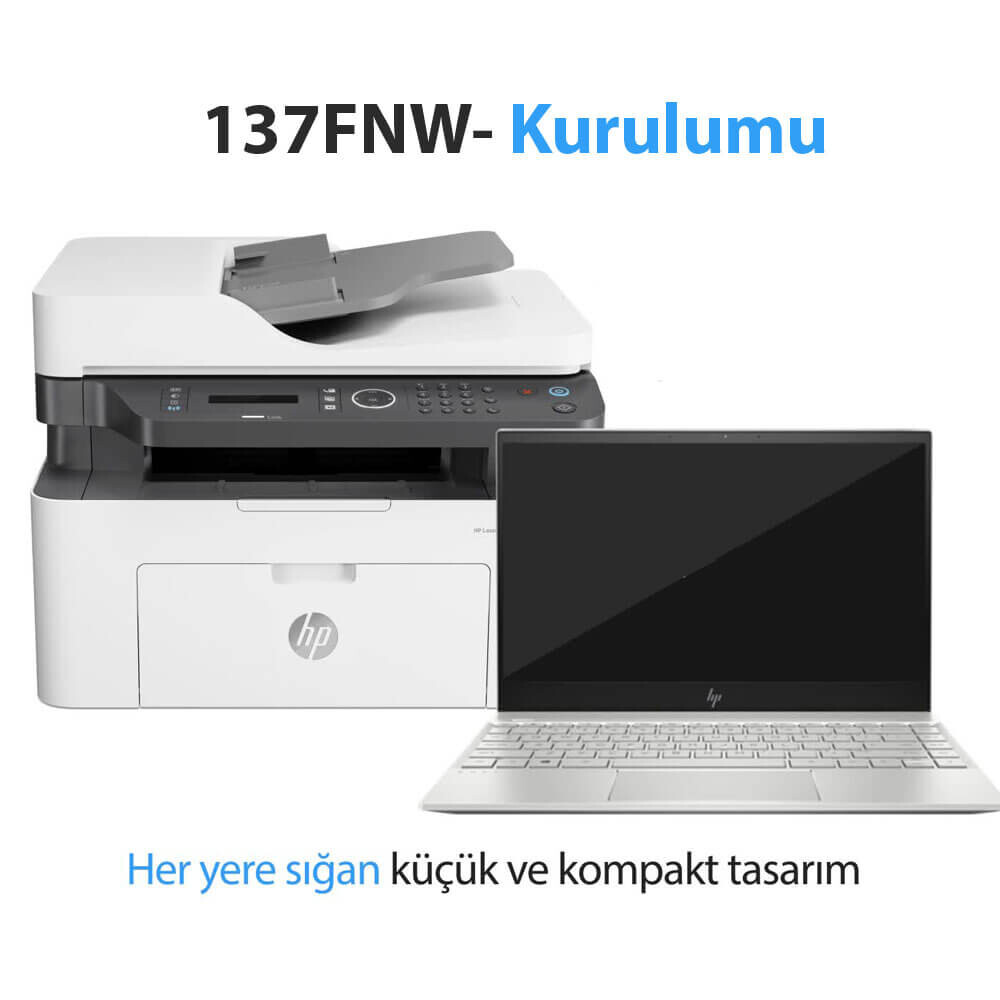 HP Laser MFP 137fnw - Kurulum ve Kullanım Kılavuzları
