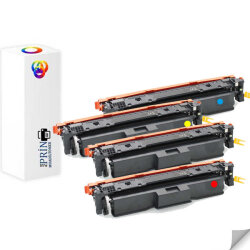 Canon CRG-069H / Canon i-SENSYS LBP673Cdw Muadil Toneri Takım 4 Renk Chipsiz - Canon