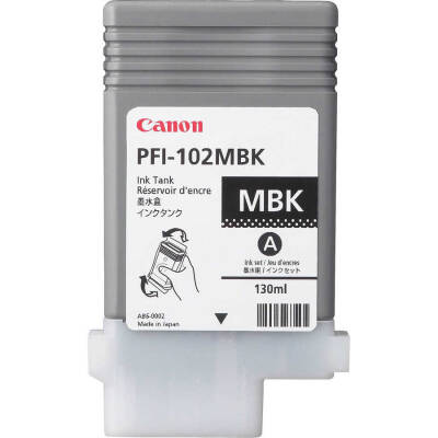 Canon PFI-102MBK Mat Siyah Orjinal Kartuş - 1