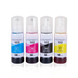 Epson 103 EpsonEcoTank L3260 Muadil Mürekkep Seti 4 renk - Plusprint