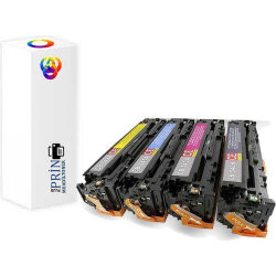 Hp 125A CB540-41-42-43 Komple Set (Cmyk) Muadil Toner - Plusprint