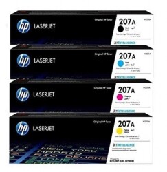 Hp 207A Orjinal Toner Seti Tüm Renkler-Hp Color LaserJet Pro MFP M283fdw Orjinal Toner - Hp