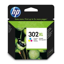 Hp 302XL-F6U67AE Renkli Orijinal Kartuş Yüksek Kapasiteli - 1