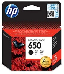 HP 650 CZ101A Siyah Mürekkep 2545 Kartuş - Hp