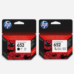 Hp 652 Siyah Renkli İkili Orijinal Kartuş Seti - 1
