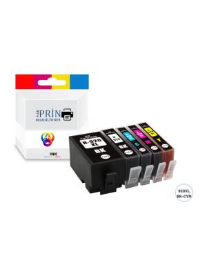 Hp 920XL Hp CN555A Yazıcı Kodu Muadil Kartuş Seti 4 Renkli - 2