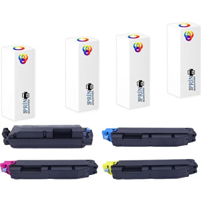 Kyocera Ecosys M6230CDN TK-5270 4 Renk Muadil Toner 6bin Baskı - Kyocera