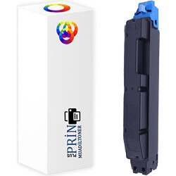 Kyocera Ecosys M6230CDN TK-5270 Mavi Muadil Toner 6 Bin Baskı - Kyocera