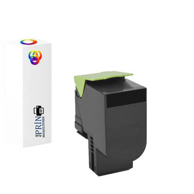 Lexmark 80C8SK0 /Lexmark CX410dte Uyumlu Siyah Muadil Toner 2500 Sayfa - 1