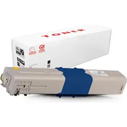 Oki C330DN-C331- C331DN Sarı Muadil Toner - Plusprint