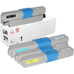 Oki C330DN-C331- C331DN Uyumlu Muadil Toner 4 Renk - Plusprint