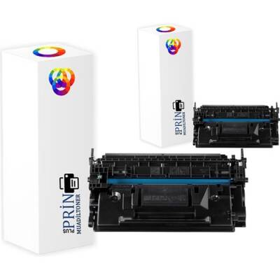 PlusPrint CRG-057H Canon I-Sensys MF-443DW Muadil Toner ,10 Bin Baskı Chipsiz 2li Paket  - 1